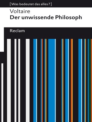cover image of Der unwissende Philosoph